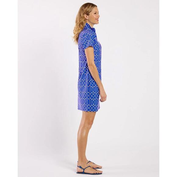 JUDE CONNALLY ALEXIA DRESS ISLAND GETAWAY NAVY - Picture 6 of 9
